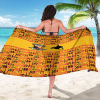 Papua New Guinea Kumuls Sarong Bird of Paradise Gold Version LT9 - Polynesian Pride