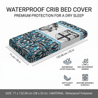 Fiji Bati Baby Bed Cover Bati Island Warrior Geometry