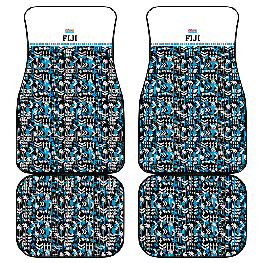 Fiji Bati Car Mats Bati Island Warrior Geometry LT9 - Polynesian Pride