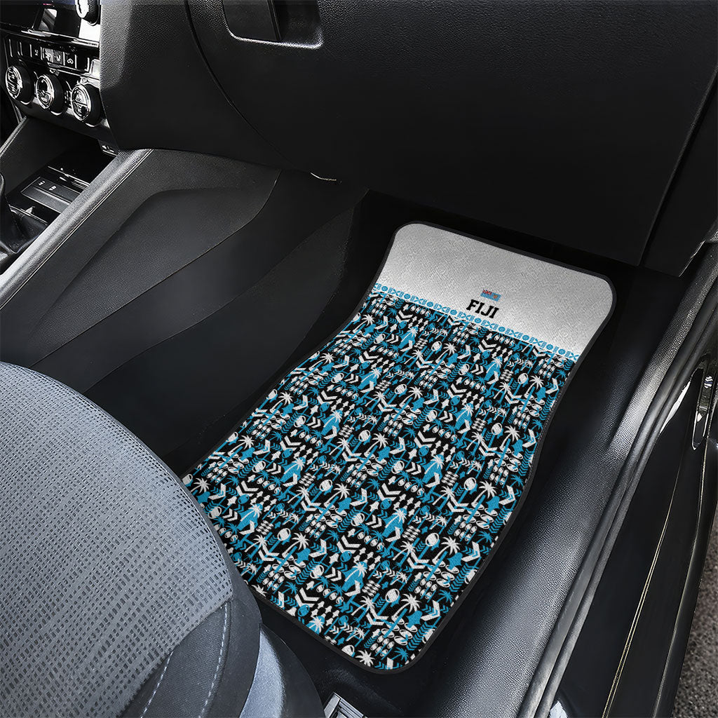 Fiji Bati Car Mats Bati Island Warrior Geometry LT9 - Polynesian Pride