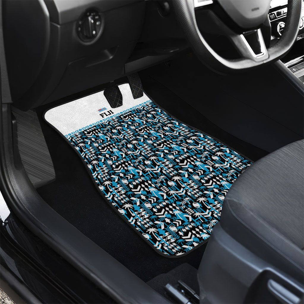 Fiji Bati Car Mats Bati Island Warrior Geometry LT9 - Polynesian Pride