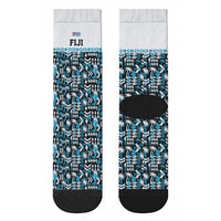 Fiji Bati Crew Socks Bati Island Warrior Geometry