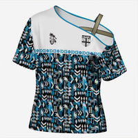 Fiji Bati Cross Shoulder Shirt Bati Island Warrior Geometry
