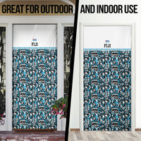 Fiji Bati Door Cover Bati Island Warrior Geometry