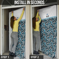 Fiji Bati Door Cover Bati Island Warrior Geometry