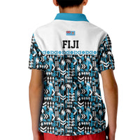 Fiji Bati Kid Polo Shirt Bati Island Warrior Geometry