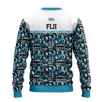 Fiji Bati Ugly Christmas Sweater Bati Island Warrior Geometry