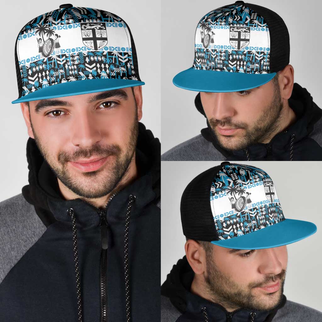Fiji Bati Mesh Trucker Cap Bati Island Warrior Geometry