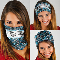 Fiji Bati Neck Gaiter Bati Island Warrior Geometry