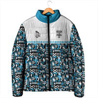 Fiji Bati Padded Jacket Bati Island Warrior Geometry LT9 - Polynesian Pride
