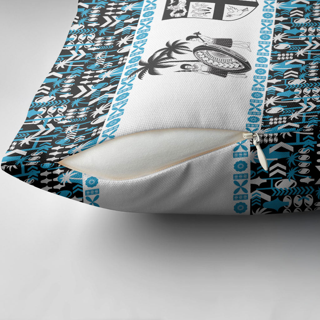 Fiji Bati Pillow Cover Bati Island Warrior Geometry