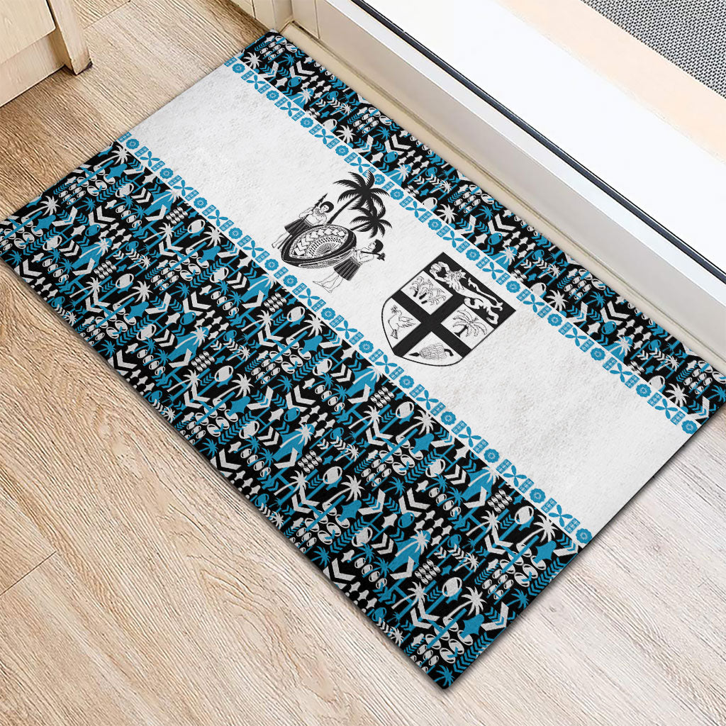 Fiji Bati Rubber Doormat Bati Island Warrior Geometry
