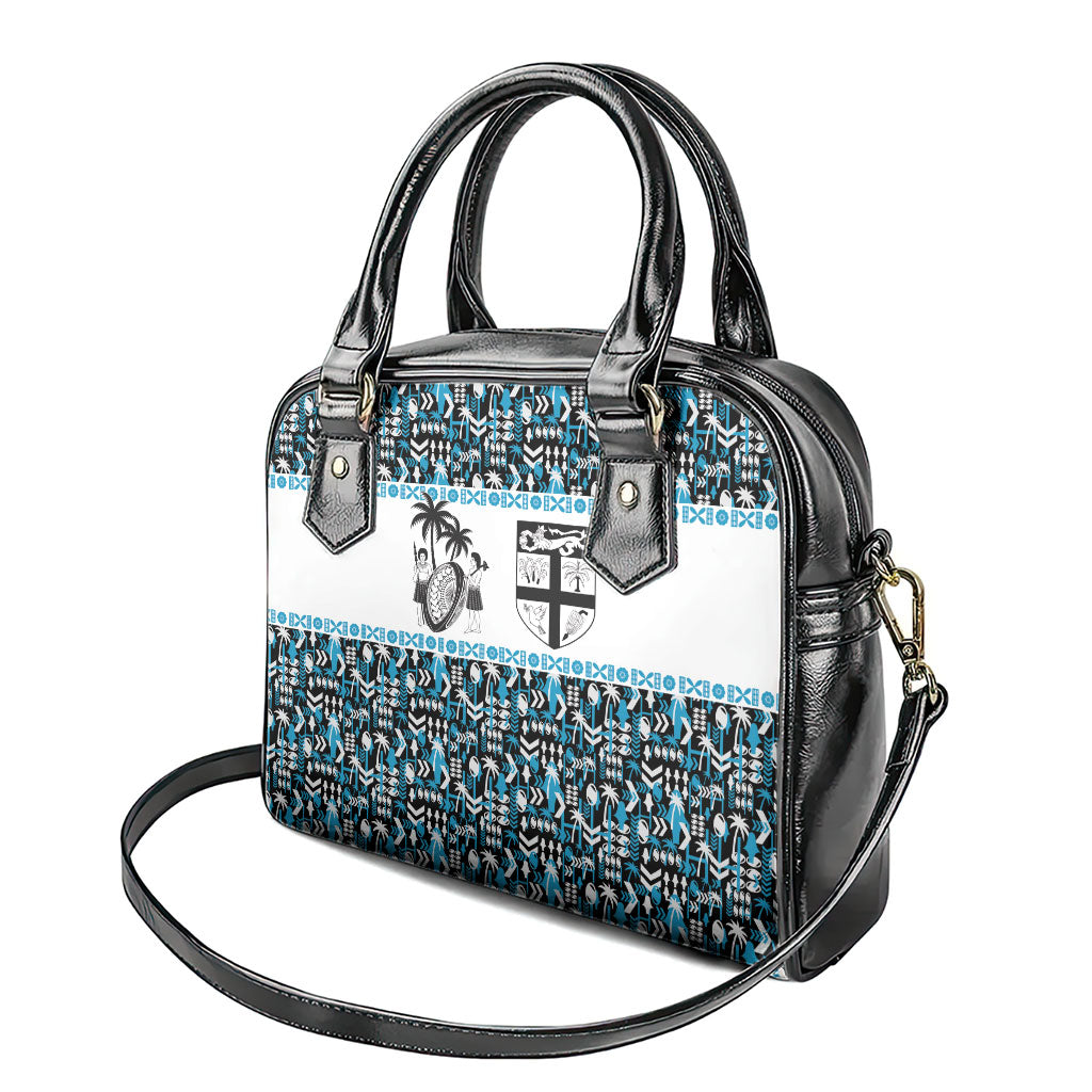 Fiji Bati Shoulder Handbag Bati Island Warrior Geometry