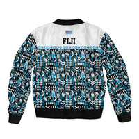 Fiji Bati Sleeve Zip Bomber Jacket Bati Island Warrior Geometry