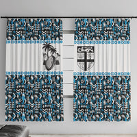 Fiji Bati Window Curtain Bati Island Warrior Geometry