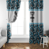 Fiji Bati Window Curtain Bati Island Warrior Geometry