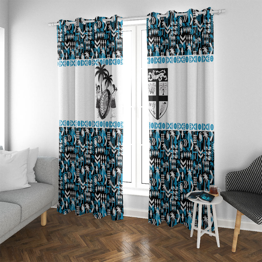 Fiji Bati Window Curtain Bati Island Warrior Geometry