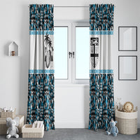 Fiji Bati Window Curtain Bati Island Warrior Geometry