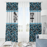 Fiji Bati Window Curtain Bati Island Warrior Geometry