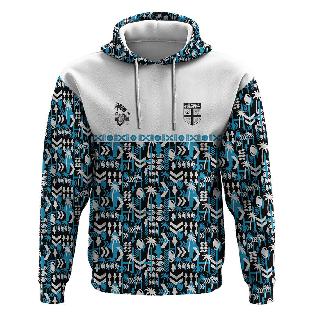 Fiji Bati Zip Hoodie Bati Island Warrior Geometry