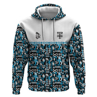 Fiji Bati Zip Hoodie Bati Island Warrior Geometry