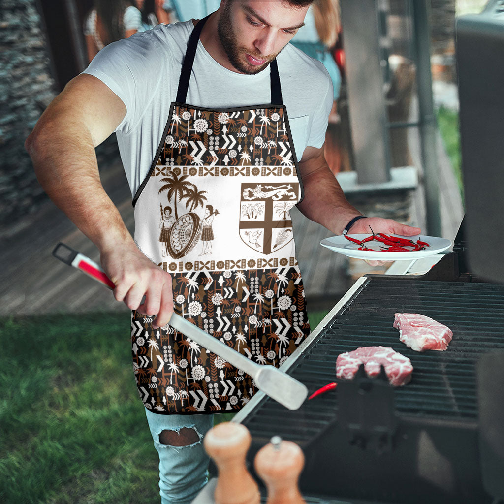Fiji Bati Apron Masi-inspired Tapa Pattern LT9 - Polynesian Pride