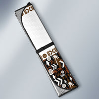 Fiji Bati Auto Sun Shade Masi-inspired Tapa Pattern LT9 - Polynesian Pride