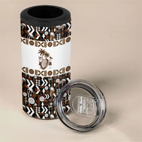Fiji Bati 4 in 1 Can Cooler Tumbler Masi-inspired Tapa Pattern