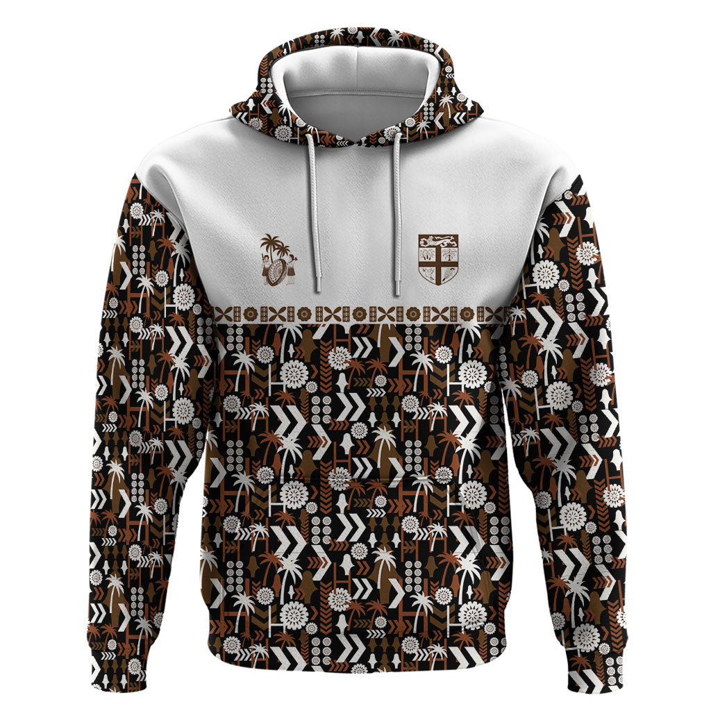 Fiji Bati Hoodie Masi-inspired Tapa Pattern