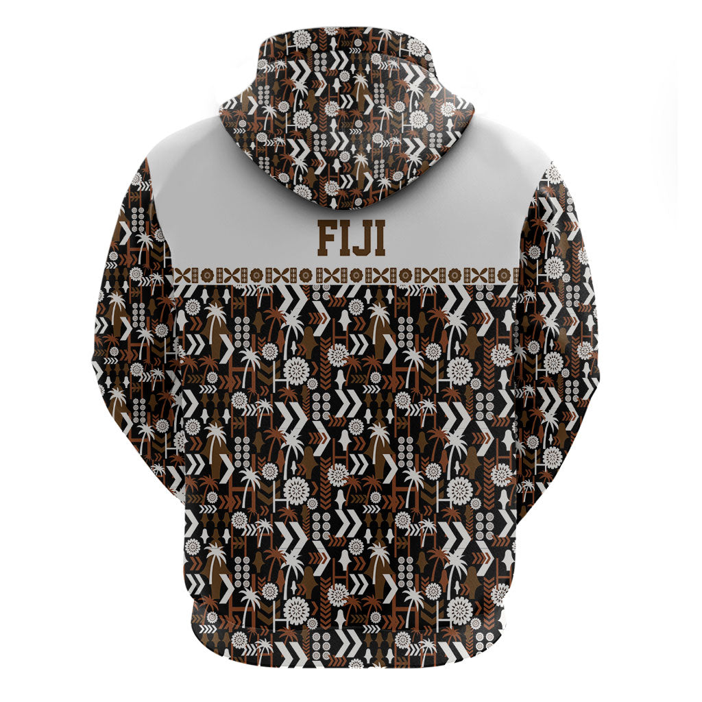 Fiji Bati Hoodie Masi-inspired Tapa Pattern