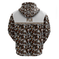 Fiji Bati Hoodie Masi-inspired Tapa Pattern