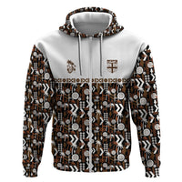 Fiji Bati Hoodie Masi-inspired Tapa Pattern