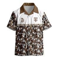 Fiji Bati Kid Hawaiian Shirt Masi-inspired Tapa Pattern