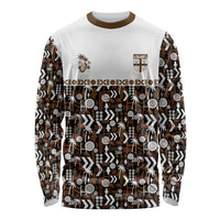 Fiji Bati Long Sleeve Shirt Masi-inspired Tapa Pattern