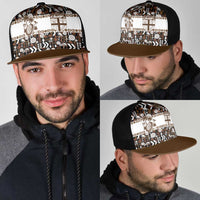 Fiji Bati Mesh Trucker Cap Masi-inspired Tapa Pattern LT9 - Polynesian Pride