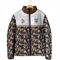 Fiji Bati Padded Jacket Masi-inspired Tapa Pattern LT9 - Polynesian Pride