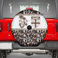 Fiji Bati Spare Tire Cover Masi-inspired Tapa Pattern LT9 - Polynesian Pride