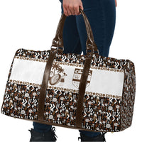 Fiji Bati Travel Bag Masi-inspired Tapa Pattern