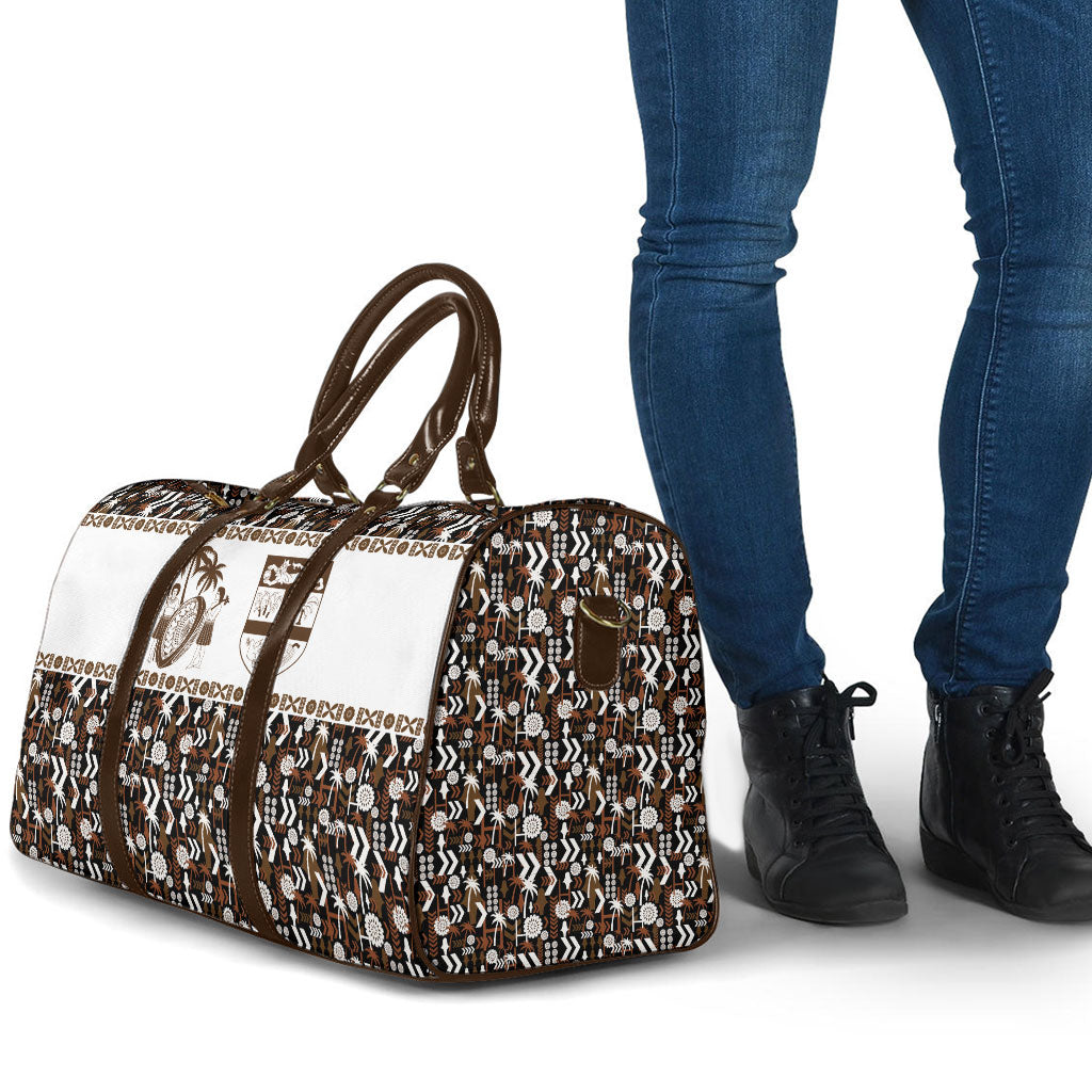 Fiji Bati Travel Bag Masi-inspired Tapa Pattern