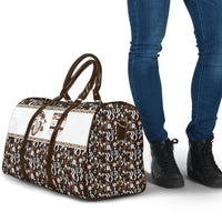 Fiji Bati Travel Bag Masi-inspired Tapa Pattern