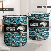 Aotearoa New Zealand Kiwis Tima Riki Motu Laundry Basket LT9 - Polynesian Pride