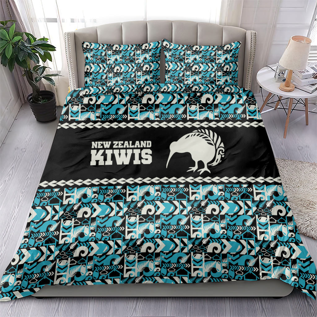 Aotearoa New Zealand Kiwis Tima Riki Motu Bedding Set LT9 - Polynesian Pride