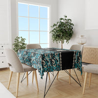 Aotearoa New Zealand Kiwis Tima Riki Motu Tablecloth LT9 - Polynesian Pride