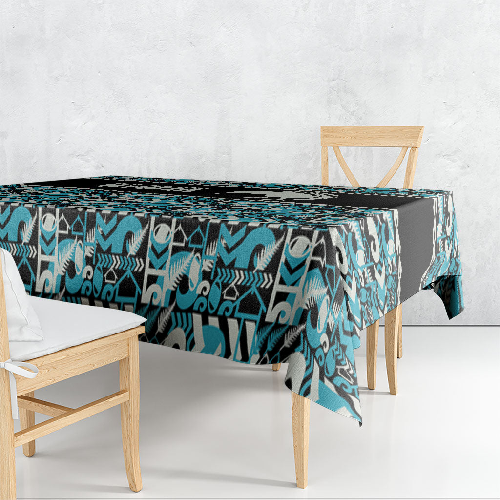Aotearoa New Zealand Kiwis Tima Riki Motu Tablecloth LT9 - Polynesian Pride