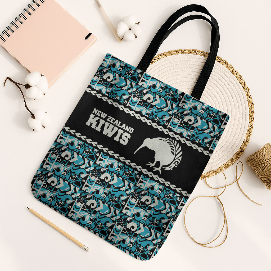 Aotearoa New Zealand Kiwis Tima Riki Motu Tote Bag