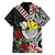 Hawaii Monk Seal Santa Family Matching Puletasi and Hawaiian Shirt Hibiscus Kakau Pattern Mele Kalikimaka