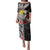 Hawaii Monk Seal Santa Family Matching Puletasi and Hawaiian Shirt Hibiscus Kakau Pattern Mele Kalikimaka