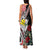 Hawaii Monk Seal Santa Family Matching Tank Maxi Dress and Hawaiian Shirt Hibiscus Kakau Pattern Mele Kalikimaka