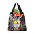 Hawaii Monk Seal Santa Grocery Bag Hibiscus Kakau Pattern Mele Kalikimaka