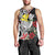 Hawaii Monk Seal Santa Men Tank Top Hibiscus Kakau Pattern Mele Kalikimaka